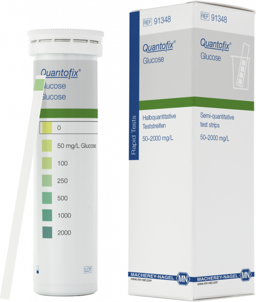 Semi-quantitative test strips QUANTOFIX Glucose