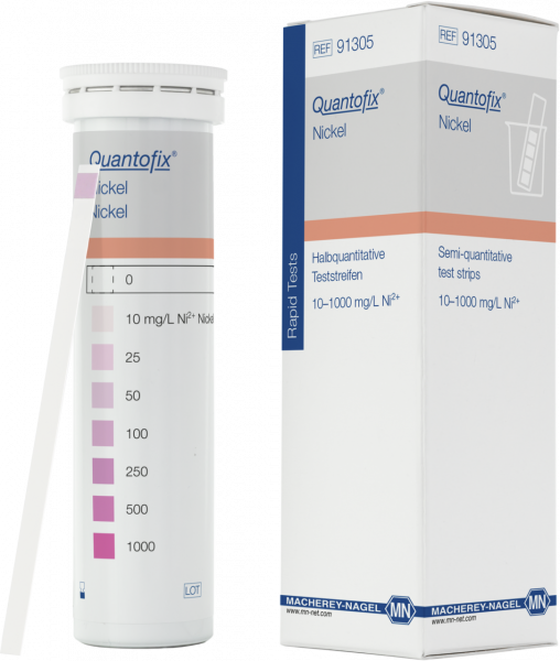 Semi-quantitative test strips QUANTOFIX Nickel