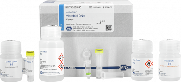 NucleoSpin Microbial DNA Mini kit for DNA from microorganisms