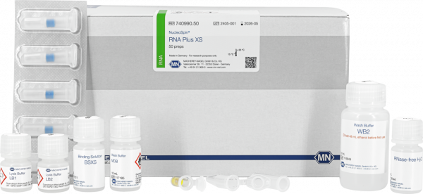 NucleoSpin RNA Plus XS, Micro kit for RNA purification with DNA removal column