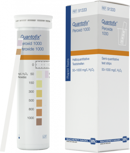 Semi-quantitative test strips QUANTOFIX Peroxide 1000