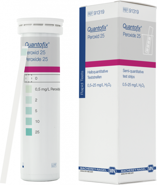 Semi-quantitative test strips QUANTOFIX Peroxide 25