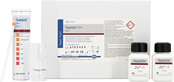 Semi-quantitative test strips QUANTOFIX Zink