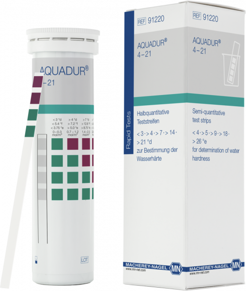 AQUADUR 4–21, for water hardness, box