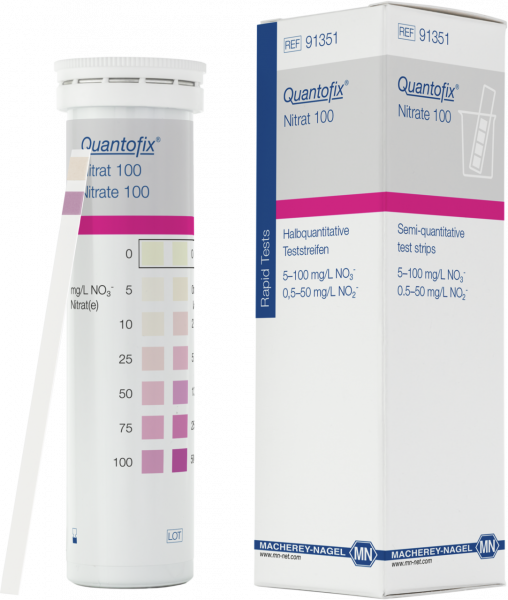 Semi-quantitative test strips QUANTOFIX Nitrate 100